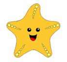 Dibujo Estrella de mar pintado por estrllita