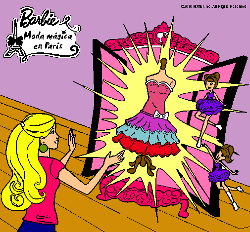 El vestido mágico de Barbie