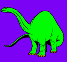Dibujo Braquiosaurio II pintado por matiamaidana