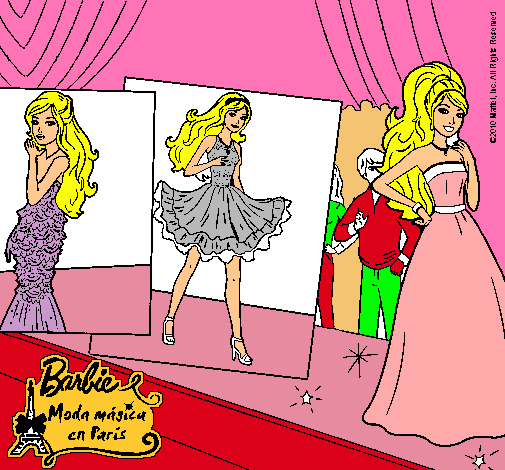 Barbie, desfilando por la pasarela