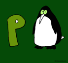 Dibujo Pingüino pintado por elisson