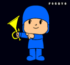 Dibujo Pocoyó pintado por pocoyo