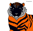 Dibujo Tigre pintado por MATEORN