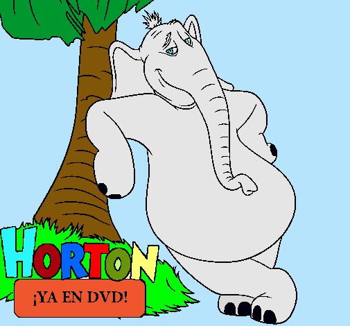 Dibujo Horton pintado por diego12