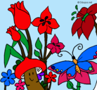 Dibujo Fauna y flora pintado por ALOAP