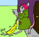 Dibujo La ratita presumida 1 pintado por cristina55