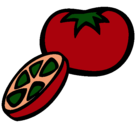 Dibujo Tomate pintado por tiban