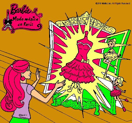 El vestido mágico de Barbie