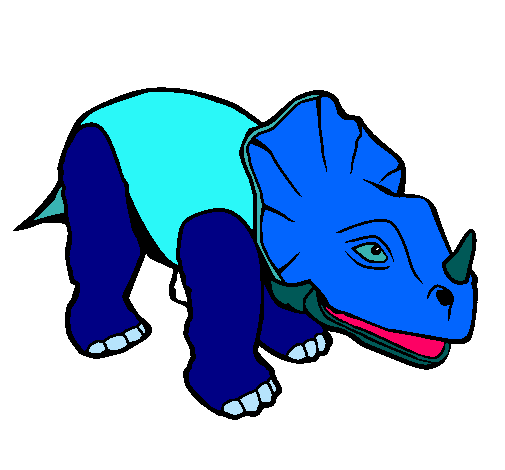 Dibujo Triceratops II pintado por MATEORN