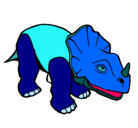 Dibujo Triceratops II pintado por MATEORN