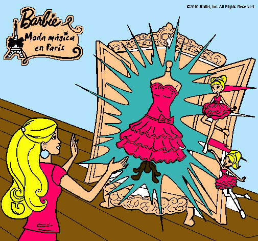 El vestido mágico de Barbie