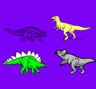 Dibujo Dinosaurios de tierra pintado por ndjfhgh