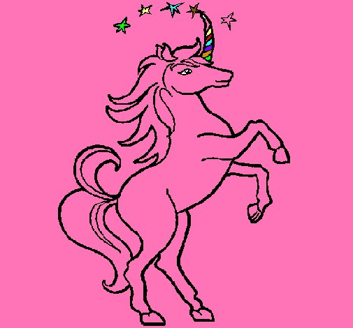 Dibujo Unicornio pintado por PRINCESSAURORA 