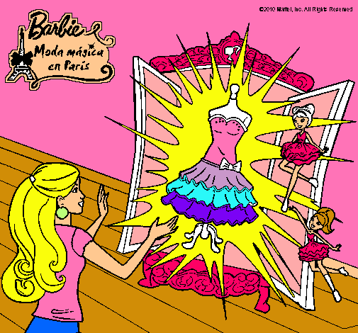 El vestido mágico de Barbie