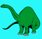 Dibujo Braquiosaurio II pintado por PINKI