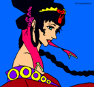 Dibujo Princesa china pintado por gargonsan