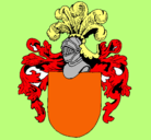 Dibujo Escudo de armas y casco pintado por huigrehgit