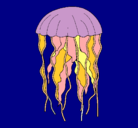 Dibujo Medusa pintado por bezana