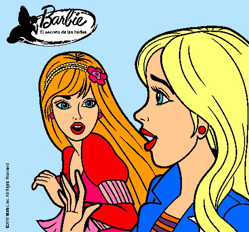 Barbie sorprendida