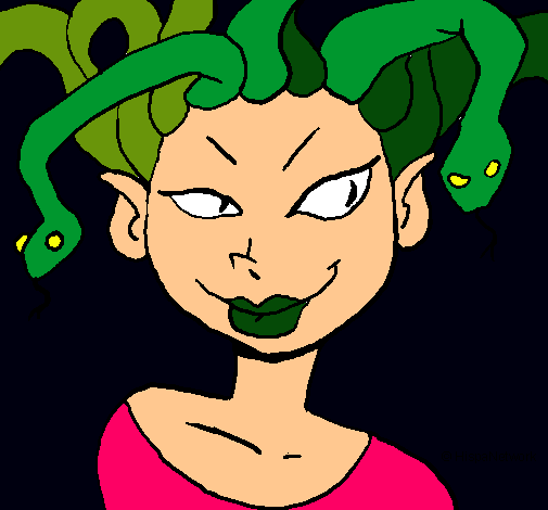 Mujer medusa