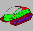 Dibujo Nave tanque pintado por guespa