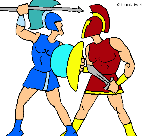 Lucha de gladiadores