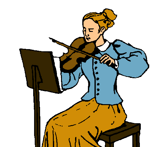 Dama violinista