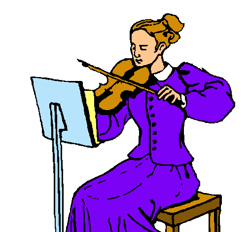 Dama violinista