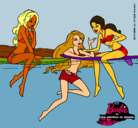 Dibujo Barbie y sus amigas pintado por jimmyjimza