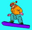 Dibujo Snowboard pintado por cocoshjknjln