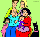 Dibujo Familia pintado por fammilia
