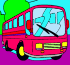 Dibujo Autobús pintado por hola