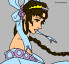 Dibujo Princesa china pintado por angelarocio