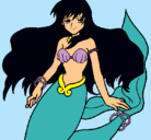 Dibujo Sirena pintado por doom