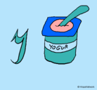 Dibujo Yogur pintado por carlaam