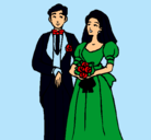 Dibujo Marido y mujer III pintado por liamar