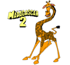 Dibujo Madagascar 2 Melman pintado por itu6ugjguhiy