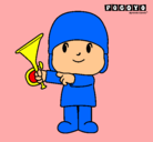 Dibujo Pocoyó pintado por Pocoyo