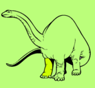 Dibujo Braquiosaurio II pintado por fedesss