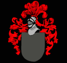 Dibujo Escudo de armas y casco pintado por gvfgjjvghvgh