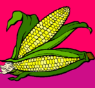 Dibujo Mazorca de maíz pintado por dddddddddddd