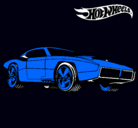 Dibujo Hot Wheels 1 pintado por diegor7