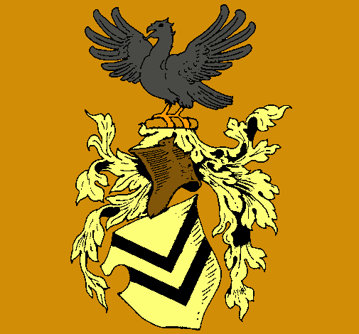 Escudo de armas y aguila 