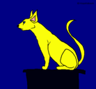Dibujo Gato egipcio II pintado por llll