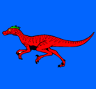 Dibujo Velociraptor pintado por kamil