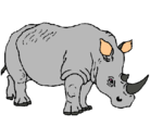 Dibujo Rinoceronte pintado por monica-8