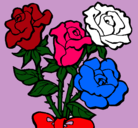 Dibujo Ramo de rosas pintado por Lulu_lucy 