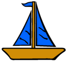 Dibujo Barco velero pintado por remi
