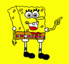 Dibujo Bob Esponja pintado por shak