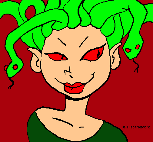 Mujer medusa